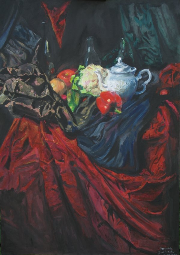 Draperia, draperia i warzywa