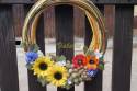 Dekoracyjny wieniec.  �rednica ok. 35cm